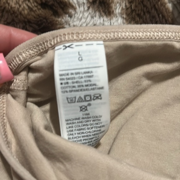 Old Navy Tan Half Top - Picture 2 of 6